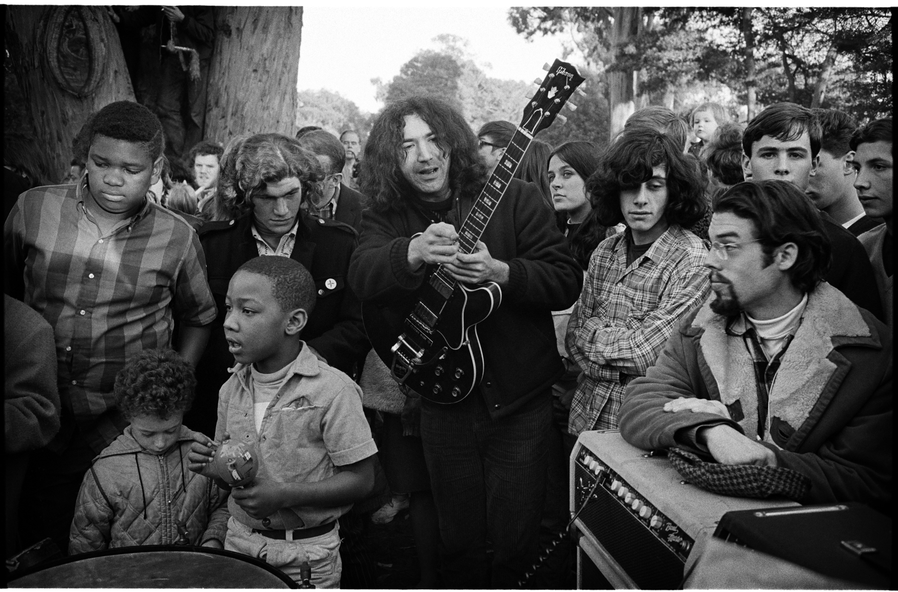 Jerry Garcia in the Golden Gate Park